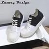 Vintage Design Herren schuhe Low Top Schnürung Mode Plattform schwarz Leinwand Casual Flats Schuhe