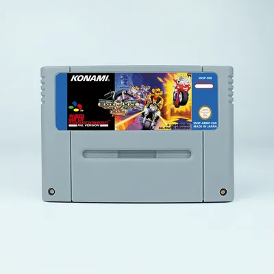Biker-Mäuse von Mars, Action-Spiel für SNES, 16-Bit-Spielkarte für EUR PAL-Version, Image