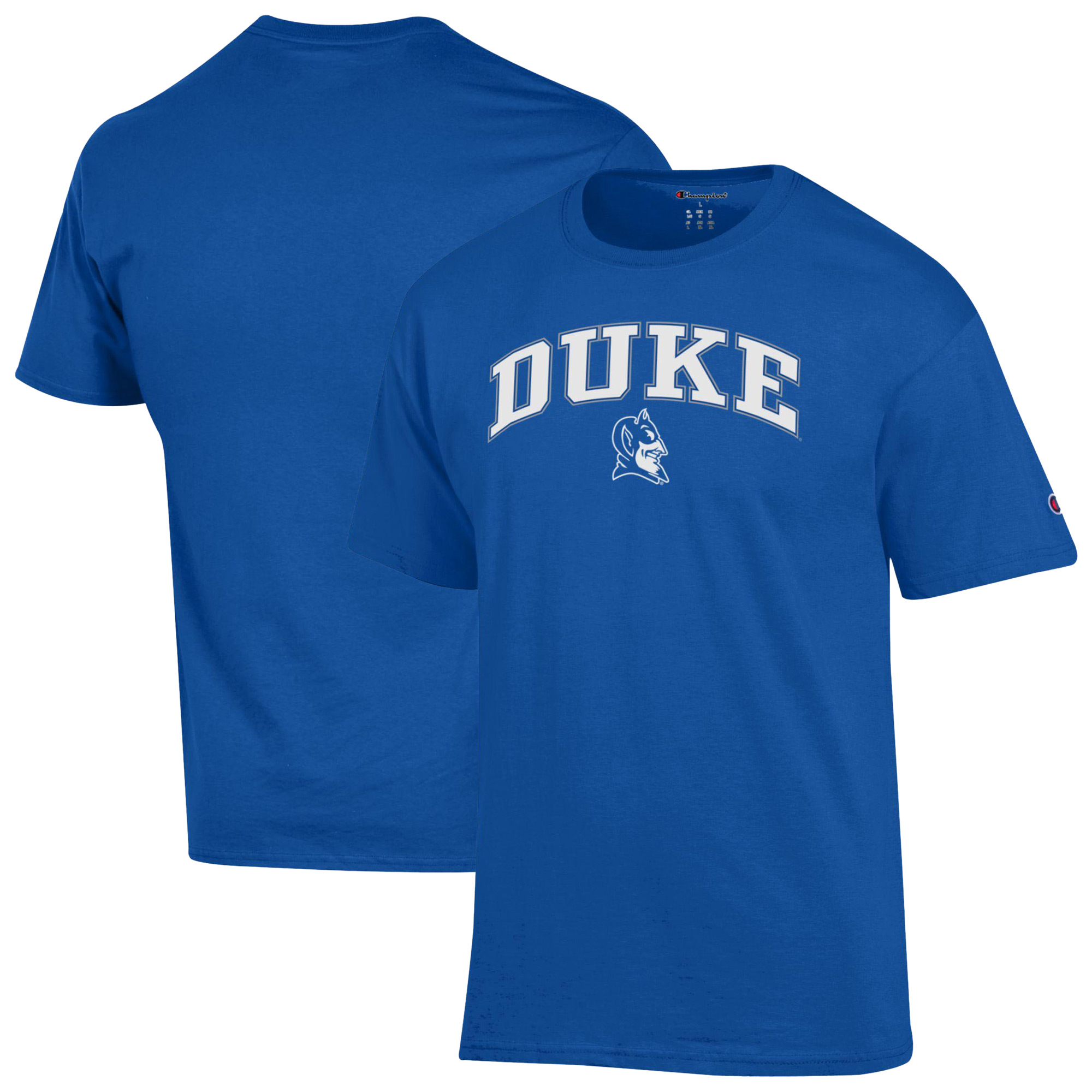 Herren-T-Shirt mit gewölbtem Logo der Champion Royal Duke Blue Devils Image