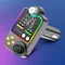 Opansten Car Bluetooth Quick Charger Car Cigarette Lighter Call Hands-free EQ Atmosphere Light MP3 Player FM Transmitter Charger