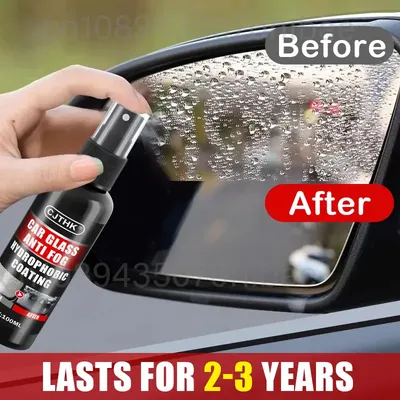 Car Glass Anti-rain Water Spray Repellent Nano Coating Hydrophobic Waterproof Agent Oil Film