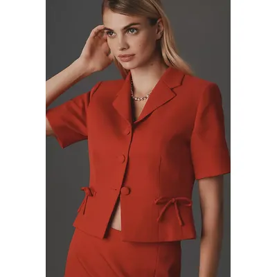ASTR The Label Sophie Short-Sleeve Blazer