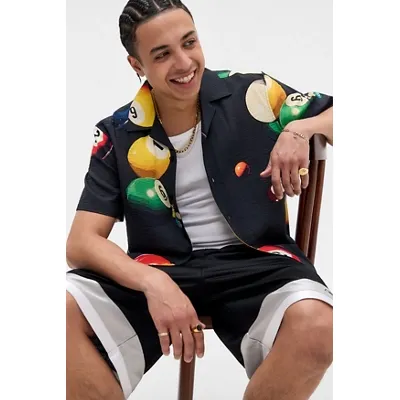 UO Pool Balls Shirt M at Urban Outfitters