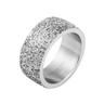 Fingerring LADY Gr. 18, silber (silberfarben), Fingerringe, Damen, 18, Edelstahl-Metall, Edelstahl, Metall, Fingerring