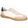 Slip-On Sneaker MUSTANG SHOES, Herren, Gr. 48, beige (sanftes weiß, beige), Lederimitat, kontrastfarbene Details, casual, Schuhe, Slipper, Freizeitschuh im Retro-Look