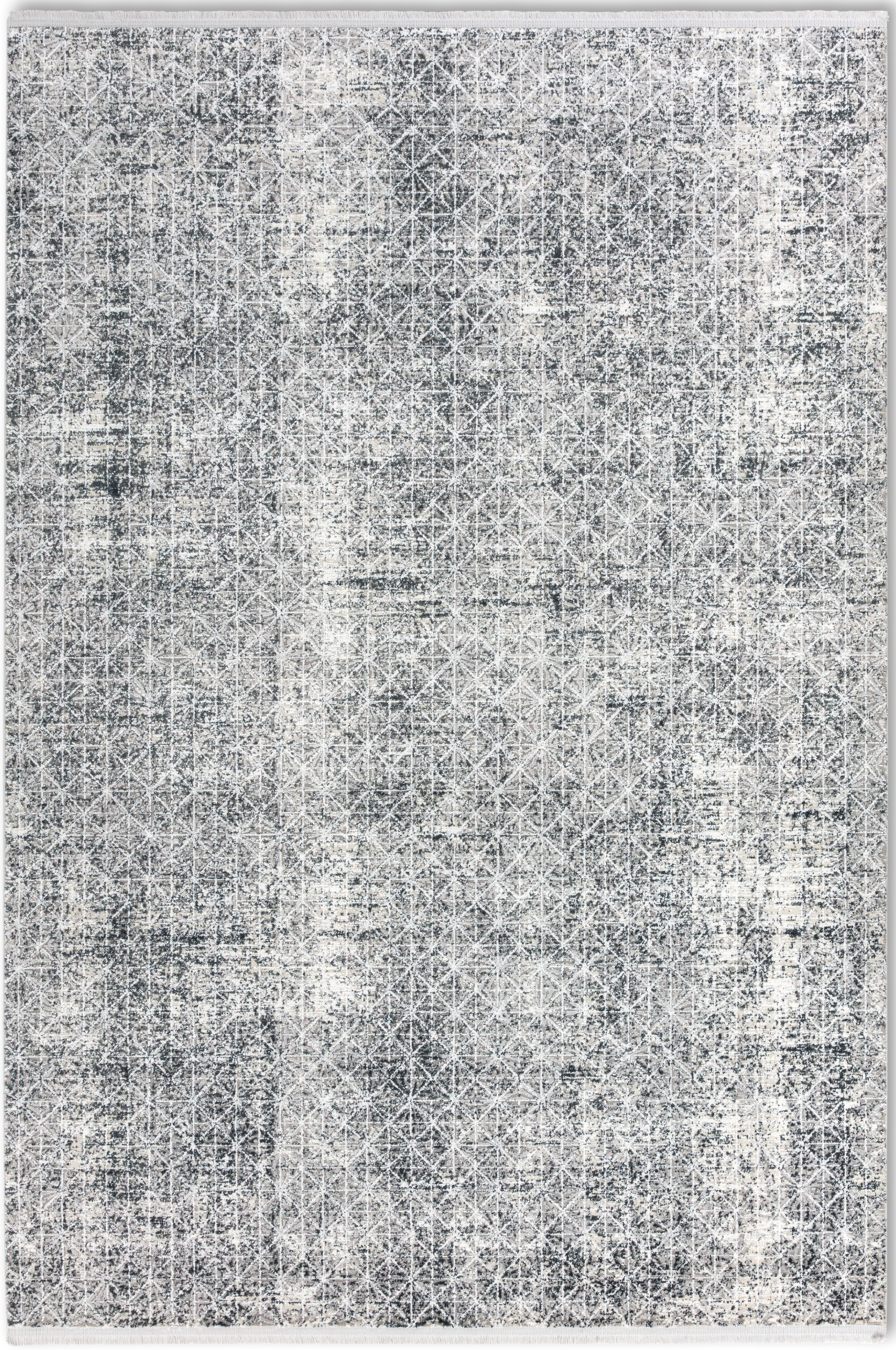 Teppich ASTRA "Positano 243", grau (dunkelgrau), B:80cm H:6mm L:150cm, Kunstfaser, Viskose, Teppiche, weiche Oberfläche mit Viskose Glanz, Wohnzimmer Image