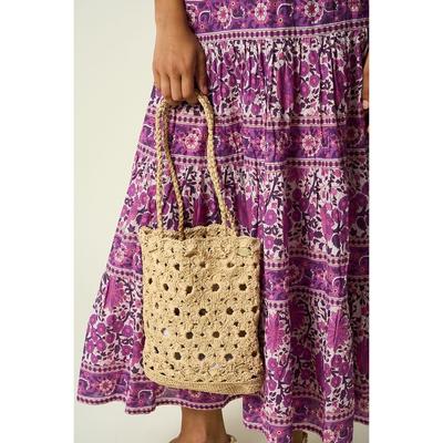 Sunday Embroidered Tote Bag