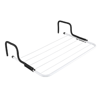 TEMU Portable Clothes Drying Rack, Drying Rack For Towels, Portable Drying Rack For Laundry Clothes, Foldable Hanging Drying Rack For Balcony Railings And Window Sills Image