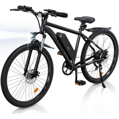 TEMU 26-inch Iscooter E-bike For Men And Women, Electric Bicycle With Removable 10.4 Ah Battery, 7-speed, Max 25km/h 250w E-mountain Bike, Range Up To 100 Km, With Usb Port Image