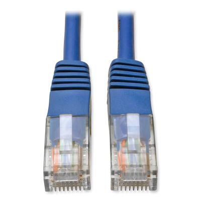 Tripp Lite Cat5e 350MHz Molded Patch Cable, RJ45 (M/M), 7 ft., Blue (TRPN002007BL)