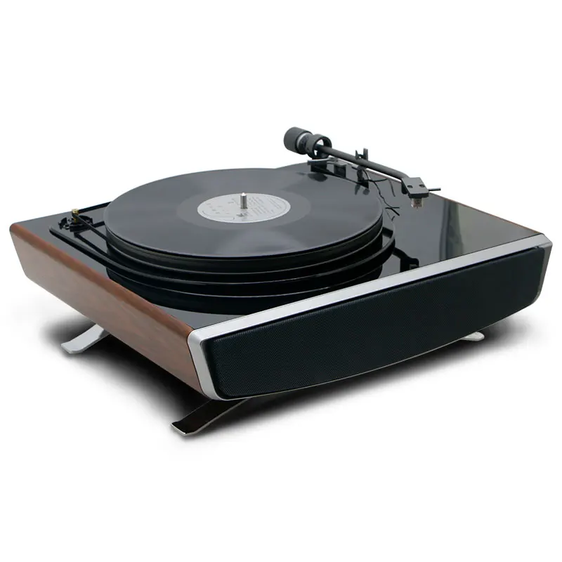 Multifunktionaler Technics 1200-Plattenspieler, Radio und integrierter Lautsprecher, Vinyl-Schallplatte, DJ-Plattenspieler, professioneller Player Image