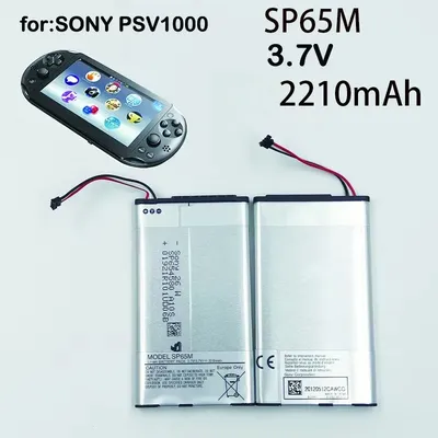 Neuer originaler wiederaufladbarer eingebauter Li-Ion-Akku 2210 mAh SP65M SP65X für Sony PSV 1000 Image