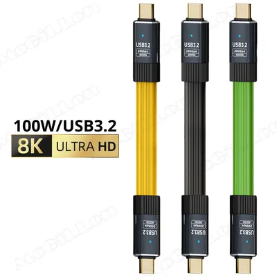 USB3.2 USB C auf Typ C PD100W Kabel 8K@60Hz 20G USBC für ThunderBolt3 TB3 MacBook iPad Samsung Image
