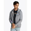 Kapuzensweatjacke TOMMY HILFIGER "HILFIGER STACK HOODY ZT", Herren, Gr. L, grau (light grau heather), Sweatware, Obermaterial: 100% Baumwolle, casual, Langarm Rippbündchen, Sweatjacken
