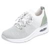 Slip-On Sneaker REMONTE, Damen, Gr. 39, grün (mint, weiß), Textil, Lederimitat, sportlich, Schuhe, Freizeitschuh, Halbschuh, Slipper mit modischem Keilabsatz