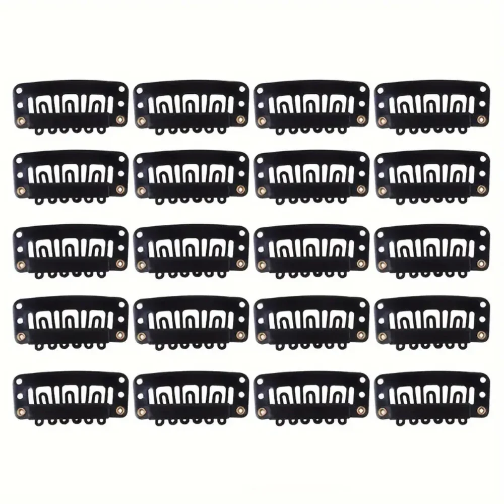 15-100 Stück Legierung Haarnadel Unsichtbare Sechs Zähne Perücke BB Haarspangen Pony Wassertropfen Clip Haarspange Baskenmützen Feste Haarnadel Image