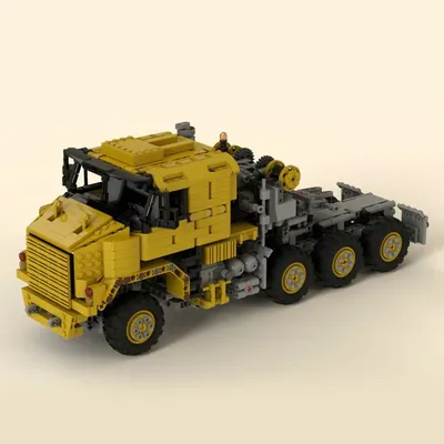 NEUE 1517 Stücke Moc Oshkosh M1070 US Army HET Schwere Ausrüstung Transporter Modell DIY kreative Image