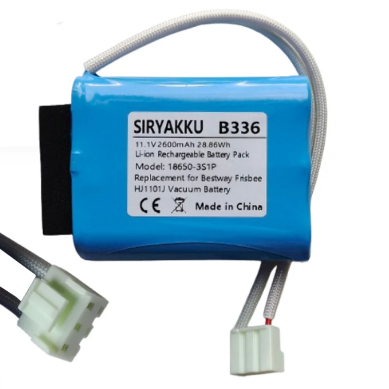 11,1 V Li-Ion 3 s1p Akku Ersatz für Bestway Winny Fresbee HJ1101J Roboter Pool Boden reiniger Batterien Image