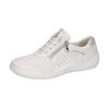 Slip-On Sneaker WALDLÄUFER "K-MILENA", Damen, Gr. 7 (40,5), silber (weiß, silberfarben), Nappaleder, Nubukleder, kontrastfarbene Details, casual, Schuhe, Bequemschuh, Komfortschuh in extrabreiter Schuhweite K