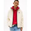 Plüschjacke TOMMY JEANS "TJM REG BADGE TEDDY ZIP TRU EXT", Herren, Gr. XXL, beige (desert sand dune), Sweatware, Obermaterial: 100% Polyester, unifarben, casual, regular fit normal, Rundhals, Langarm eingesetzt mit Gummizug, Jacken, mit Logopatch,...
