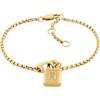 Armkette TOMMY HILFIGER "AMERICAN ICON, 2780942, 2780943", gold (gelbgoldfarben), Armbänder, Damen, Edelstahl, teilweise mit Emaille