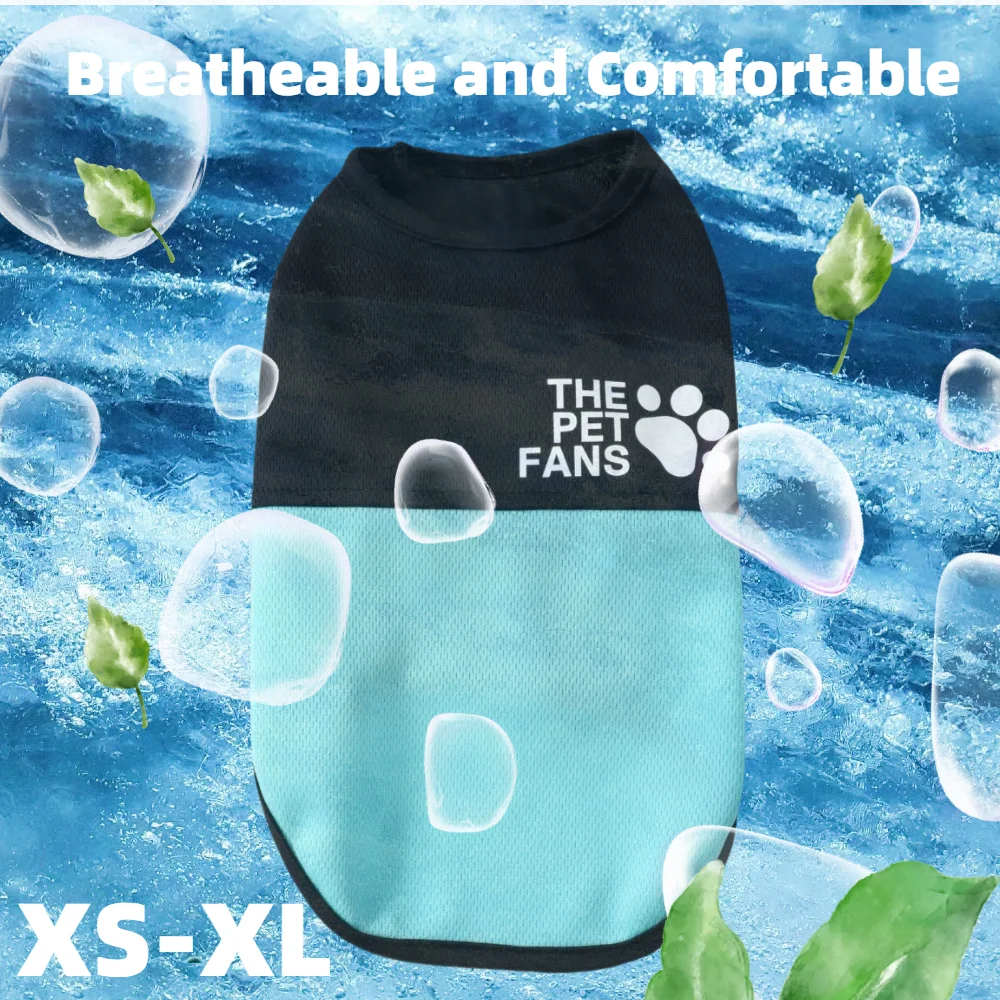 Hunde-Sommerkleidung für kleine, mittelgroße und große Katzen, Hunde, bequemes Hemd, atmungsaktiv, weiche Sportweste für Haustiere, Pullover mit französischer Bulldogge Image