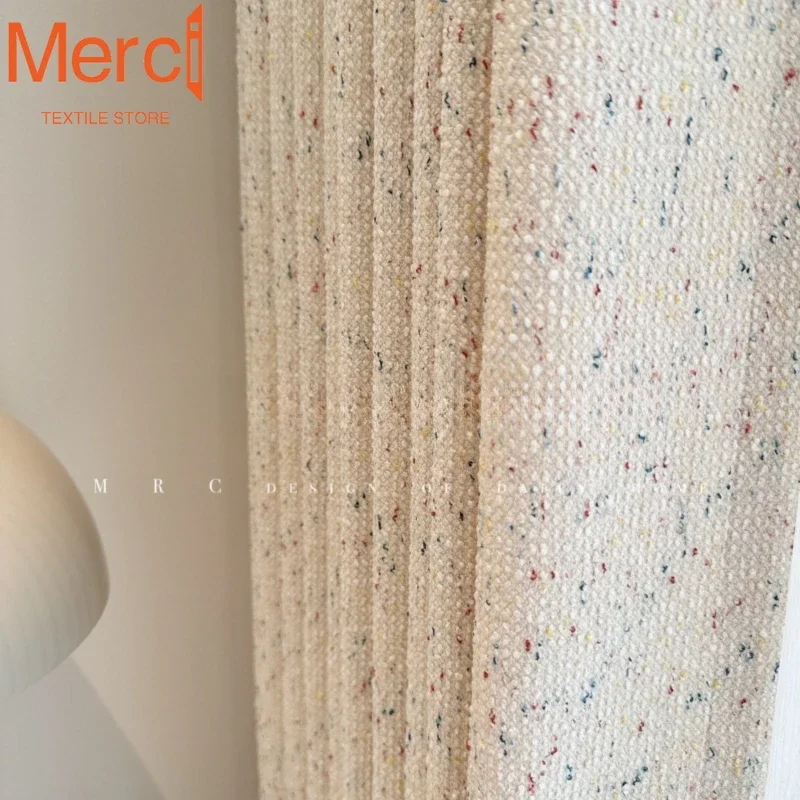 Regenbogen Bunte Vorhänge Chenille Creme Doppelseitige Jacquard Kinderzimmer Vorhänge für Wohnzimmer Esszimmer Schlafzimmer Custom Image