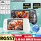 ANBERNIC RG557 Retro-Handheld-Spielekonsole, Videospielkonsolen, 5,48 Zoll AMOLED-Bildschirm, Android 14 Abmessungen 8300 512 G, PSP, PS2-Spiel