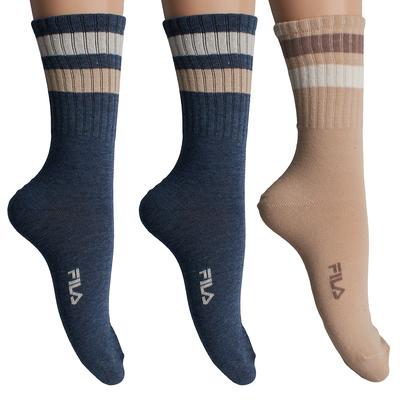 3er-Pack lange Baumwollsocken F3609 für Männer und Frauen Image