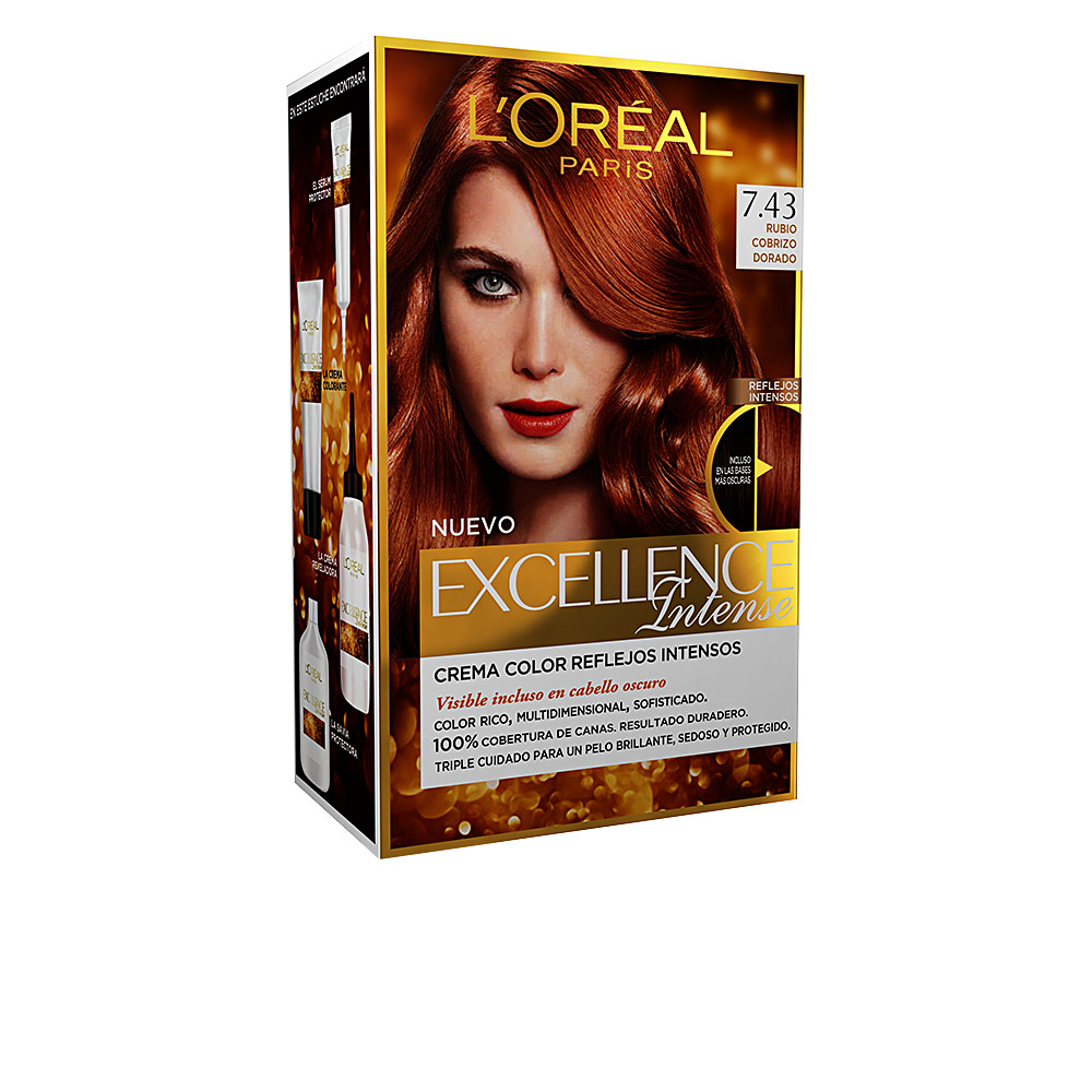 Excellence Intense Haarfarbe #7.43 Goldenes Kupferblond 1 St Image