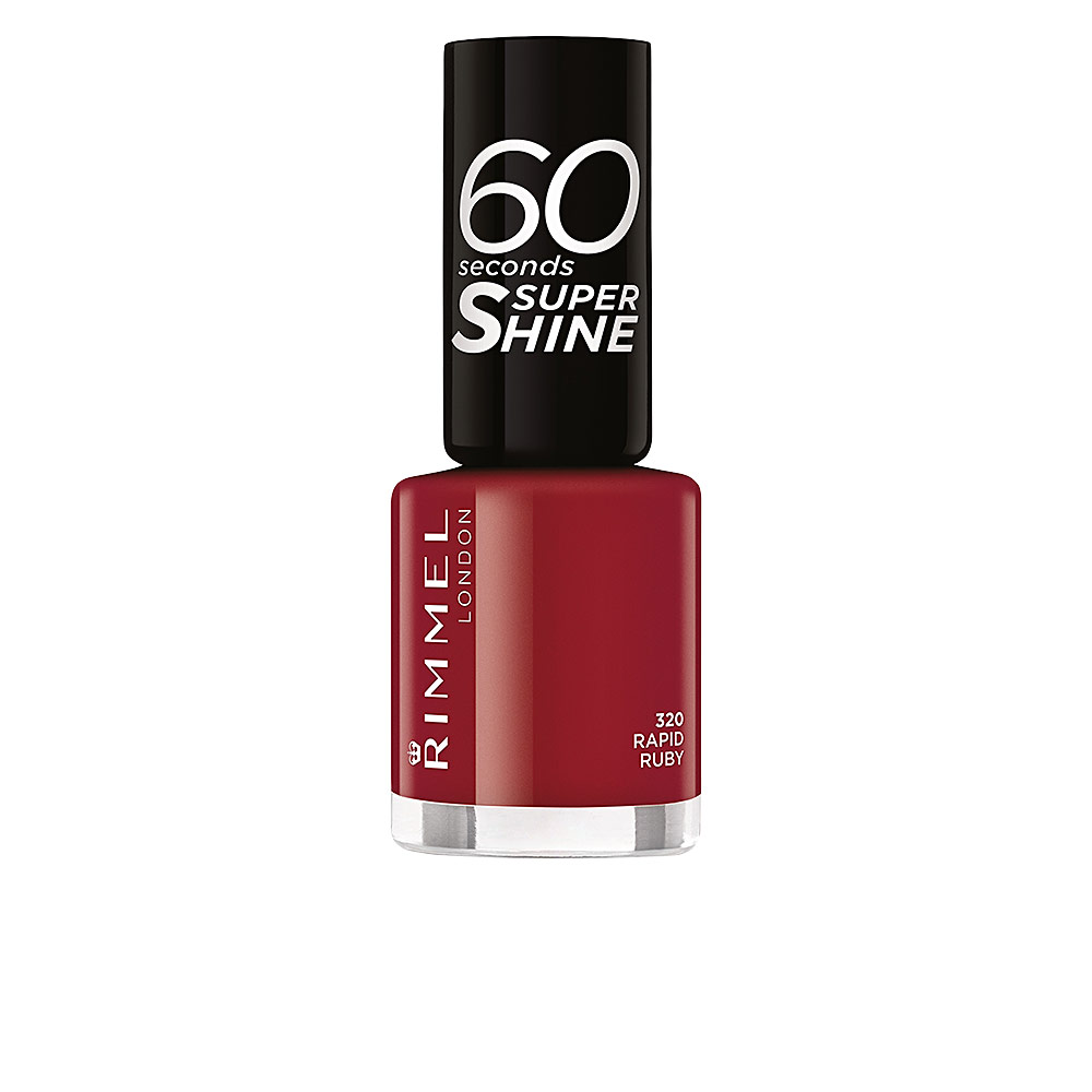 60 Seconds Super Shine Nagellack #320-rapid Rubinrot 8 ml Image