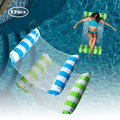 1PC Inflatable Float Hammock floaties for adults Perfect for Poolside Lounging This Summer Water
