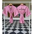 Vestaglia da damigella, vestaglia personalizzata per bambini, vestaglia per bambini, vestaglia kimono in seta, vestaglie in raso per donne, vestaglie