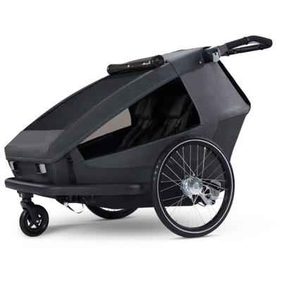 Croozer - Yuuna - Kinderanhänger grau/schwarz Image