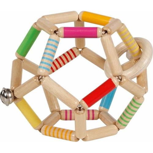 Goki 65195 - Greifling Elastik Ball, gestreift - Gollnest & Kiesel