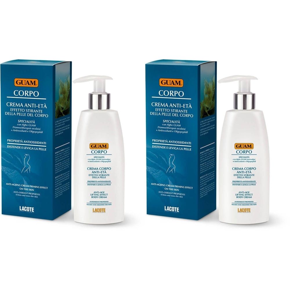 GUAM® Crema Anti-età Corpo Effetto Stirante della Pelle 2x200 ml