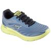 Sneaker SKECHERS "GO WALK FLEX", Herren, Gr. 43, bunt (hellblau, gelb), Textil, Lederimitat, kontrastfarbene Details, sportlich, Schuhe, Trainingsschuh, Slipper mit Ultra Go Dämpfung