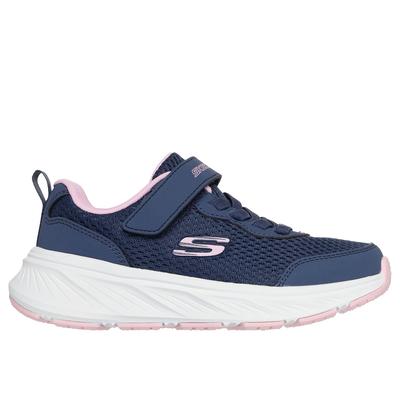 Skechers Girl's Edgeride - Smooth Journey Sneaker | Size 13.5 | Navy/Lavender | Textile/Synthetic | Machine Washable