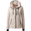 Softshelljacke DEPROC ACTIVE "DECORAH PEAK V WOMEN", Damen, Gr. 34 (XS), grau (cobblestone), Webware: Softshell - 92% PES, 8% EL, 3-Lg-Laminat; Innen: Fleece - 100% PES, casual, tailliert, Langarm gerader Abschluss mit verstellbarem...