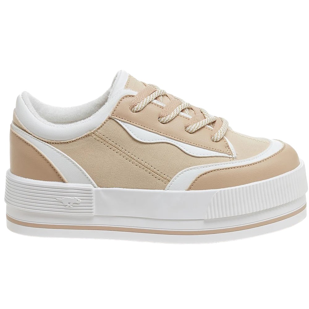 Rocket Dog Womens/ladies Wink Platform Trainers (camel) - Size UK 5 | Rocket Dog Sale | Discount Designer Brands