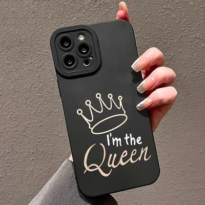 TEMU Crown Graphic Design Mobile Phone Case For 14 11 Pro Max X Xs Xr 7 Plus For Girl/ Image