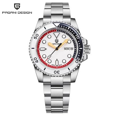 TEMU Design Men Watch Ceramic Bezel Automatic Mechanical Watch Movement 100m Waterproof Night Light Stainless Steel Yacht Watch For Men Image