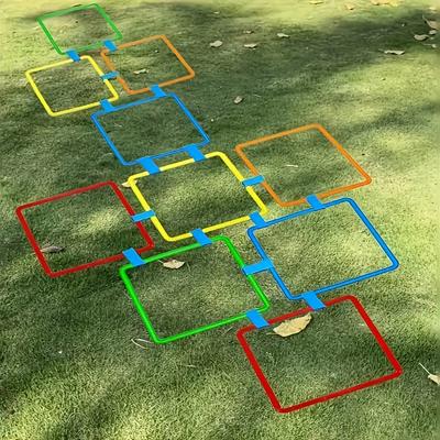 TEMU 20pcs Interactive Game, Durable Pp Plastic, Multiple Players' Outdoor Entertainment, Improve Quick Reaction Agility, Backyard Activities, Mixed Colors Image