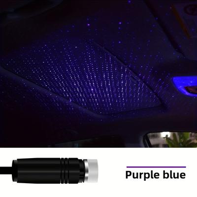 TEMU Usb Starry Night Light Projector - Adjustable Mini Led Car Roof & Indoor Ceiling Atmosphere Lamp, Low Voltage (≤36v), No Battery Required, For Vehicle & Home Decor, Car Roof Lights Image