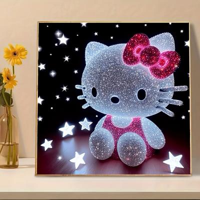 TEMU 1pc 5d Diamond Painting Set, Cartoon Theme, Round Frameless, Diy Home Decoration, 30x30cm/11.8 Inches X 11.8 Inches, Suitable For All Kinds Of Wall Decorations And Desktop , A Gift! Image