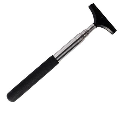TEMU An Extendable Aquarium Algae Brush And Scraper, Made Of Metal And Abs Material, Suitable For Fish Tank Algae Removal, Window Cleaning, And Outdoor Or Home Use, Extended Up To 38.5 Inches Image