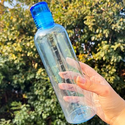 TEMU Transparent Plastic Water Bottle, High-value, Portable, Uncharged, Pc Material, Sealable, For Outdoor, Sports, Fitness, Valentine's Day, Easter, , Day, Image