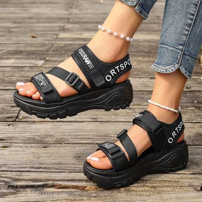 TEMU Women's Slippers Thick Sole Sandals Comfortable Shoes Image
