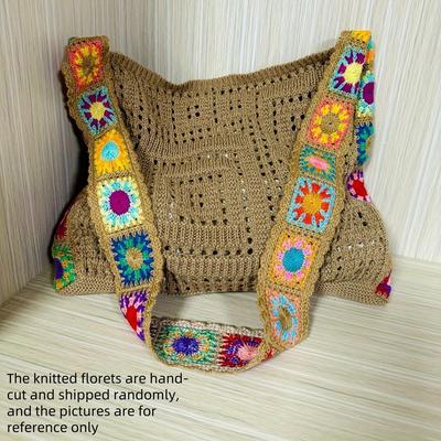 TEMU Fashionable Knitted Bags, Bohemian Woven Bags, Crossbody Bags, Shoulder Bags, Bags, Women's Bags Image