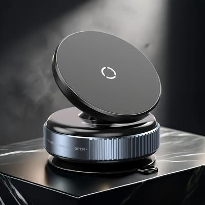 TEMU Vacuum Magnetic Car Phone Holder Is Suitable For The Kitchen, Desk, Gym, And Travel, Making It A Great Gift For Holidays. Image